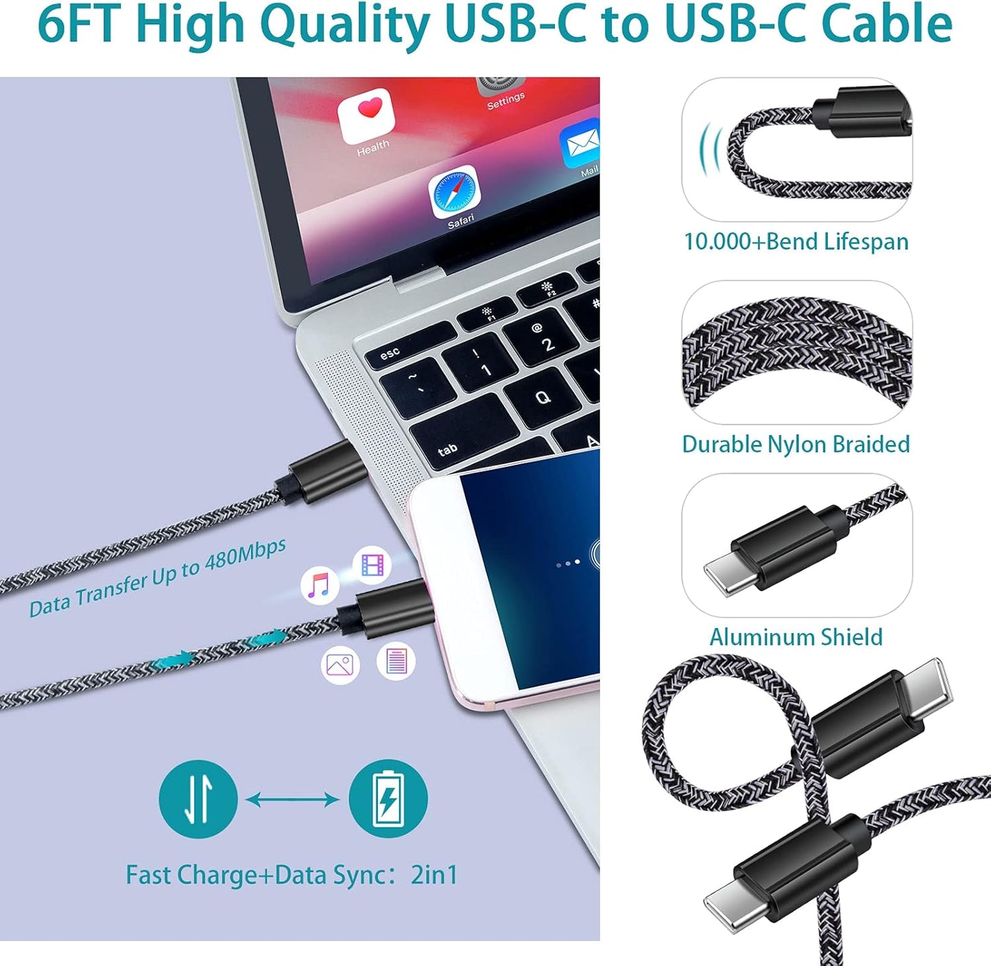 Car Charger Fast Charge 30W USB C Car Adapter,Type C to C Cable for Google Pixel 10 Pro Xl/Fold 9 Pro,8A 8 7A 7 6A 6 5 4A 3A 4 3 2 Xl,Samsung Galaxy S25 A17 S24 S23 S22 S21 Ultra S20 A12 A32